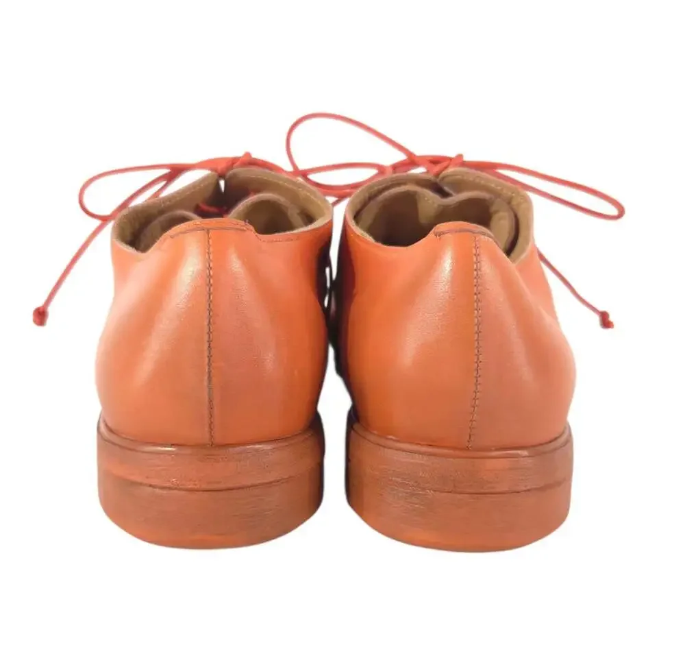 Marsell Grained Leather Derby Shoes US 11 EU 44 Mens Orange $795